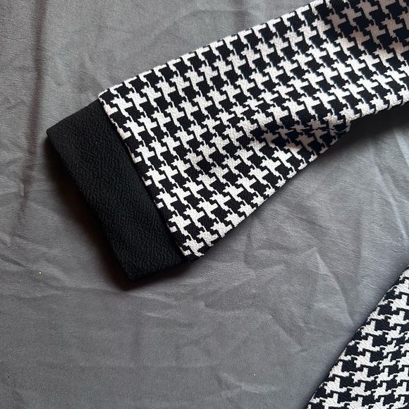 SHEIN Black and White A-Line Long Sleeve Dress Size XL - Picture 10 of 10